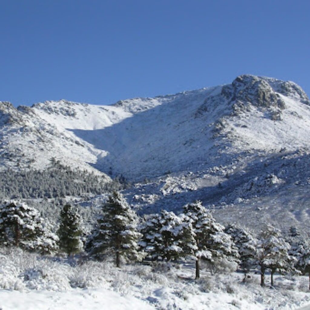 Aviso amarillo por nieve en la Sierra de Madrid este jueves