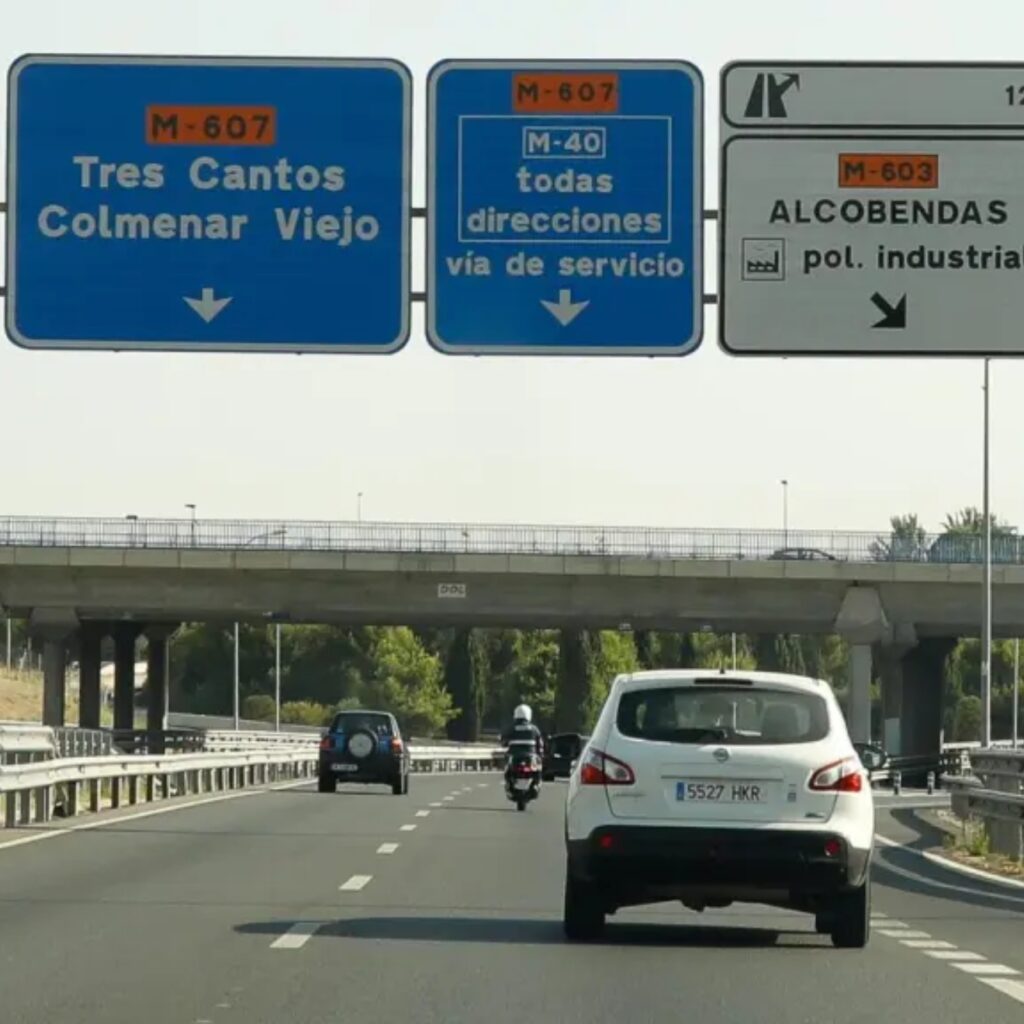 Cerrada la incorporación a la M-607 desde Tres Cantos los días 25 y 26 de febrero